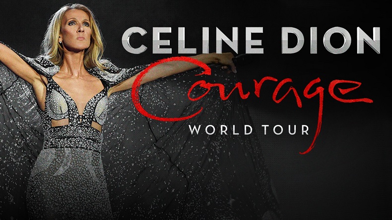 Celine dion courage store world tour uk